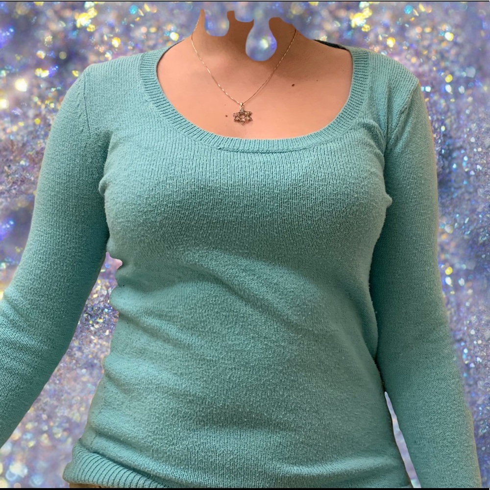 Turquoise Old Navy sweater